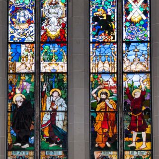 Józef Mehoffer's stained glass windows of the Apostles