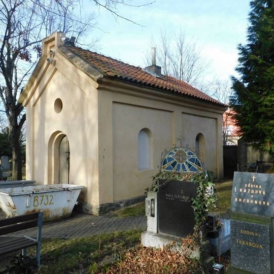 Hřbitovní kaple na hřbitově Podolí v Praze