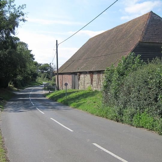 Barn At Lunsford To The South East Of The Farmhouse