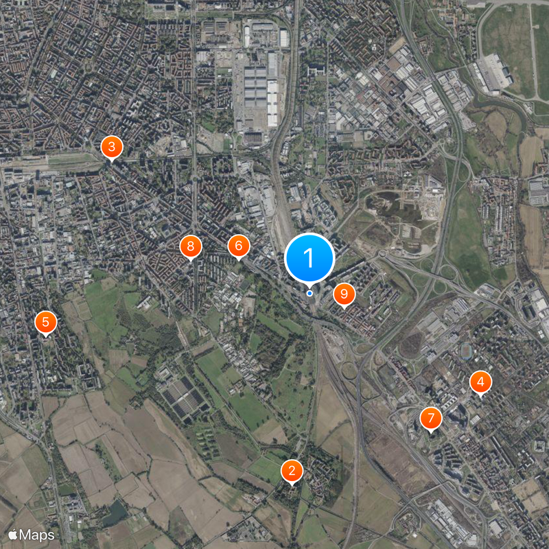 Stazione di Milano Rogoredo Mappa