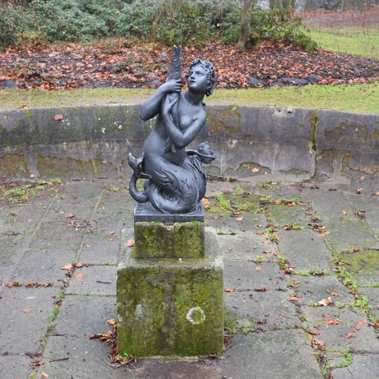 Fountain in Žamberk Castle Park