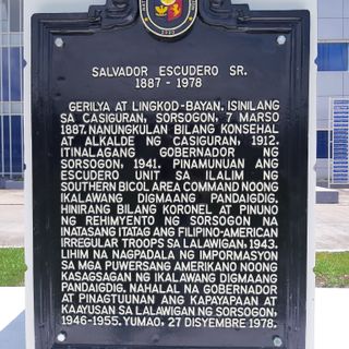 Salvador Escudero Sr. historical marker