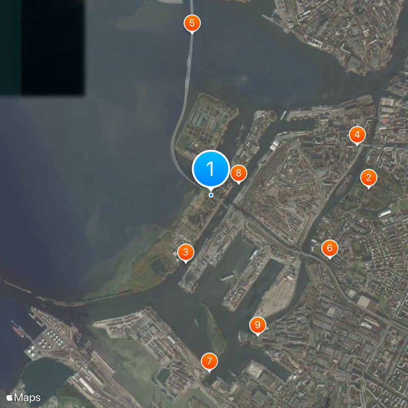 Kanonerskiy Island Map