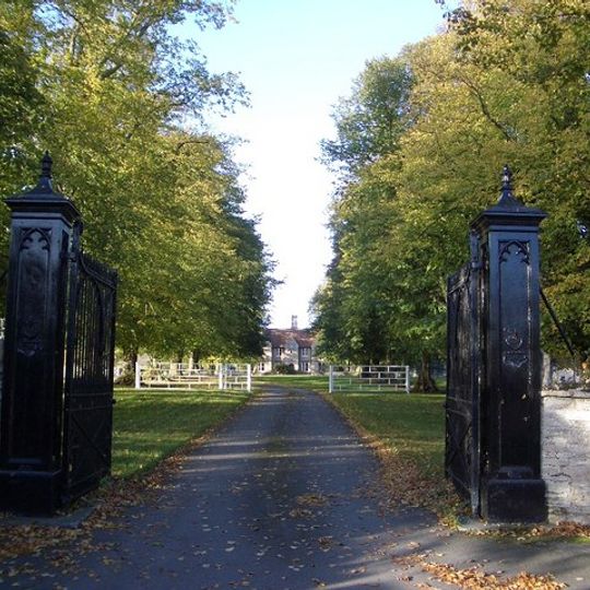 Gates And Gate Piers To The Mansion
