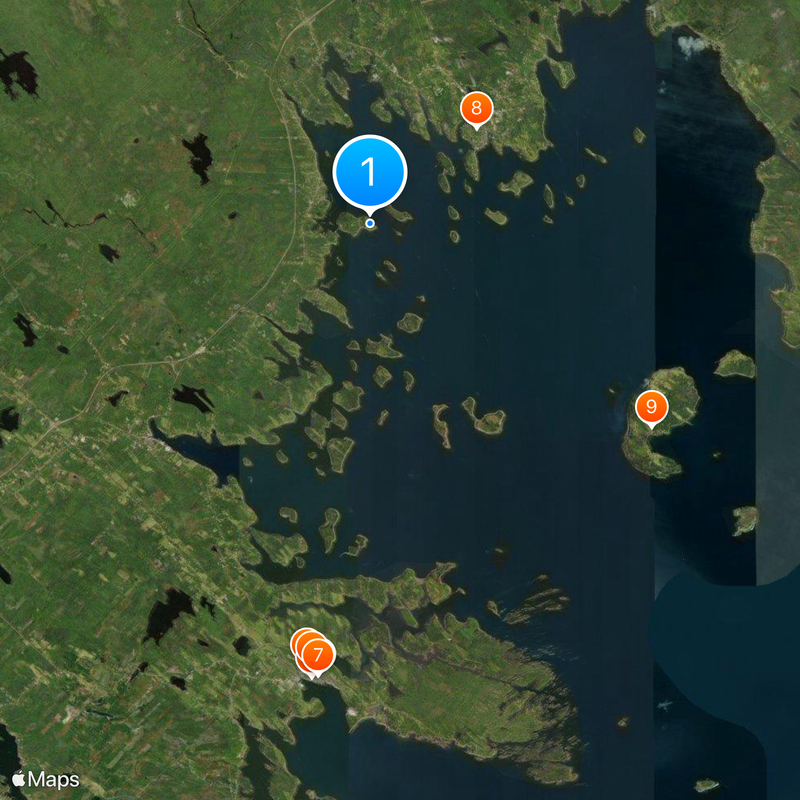 Oak Island mystery Map