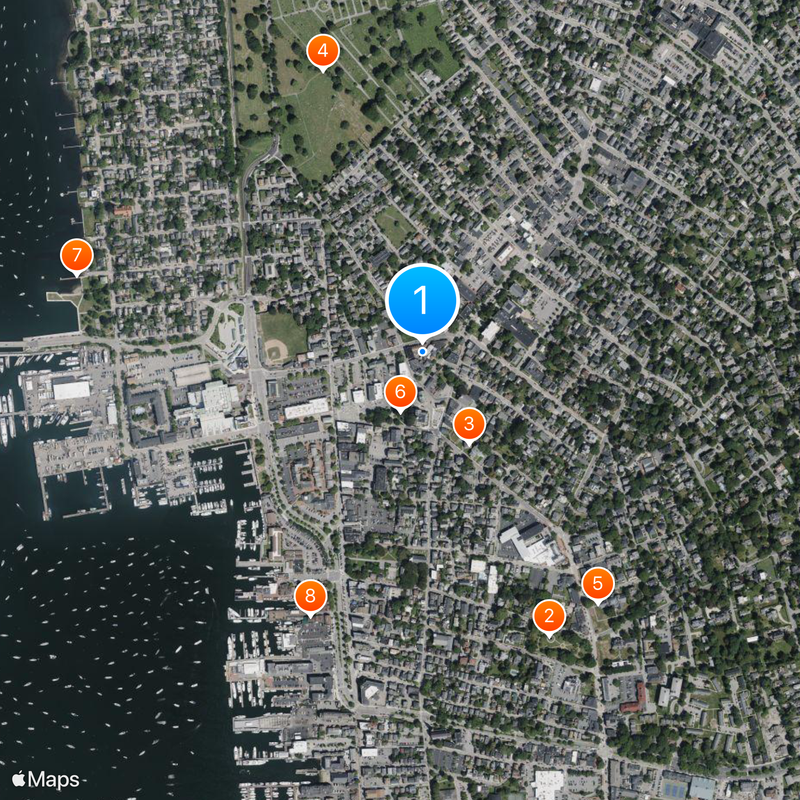 White Horse Tavern Map