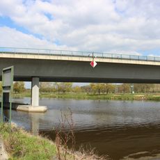 Bridge of highway D10 over the Elbe
