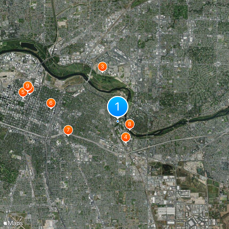 California State University, Sacramento Map
