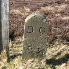 Boundary Stone About 100 Metres East Of Road To Stanhope, On Parish Boundary