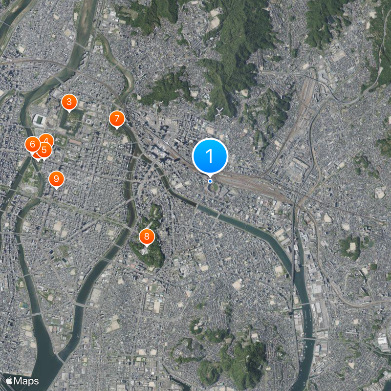 Hiroshima Municipal Stadium Map