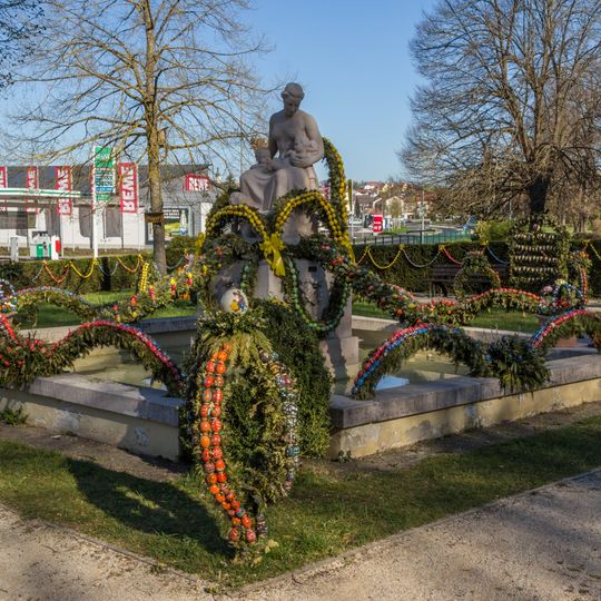 Easter fountains in Sulzbach-Rosenberg