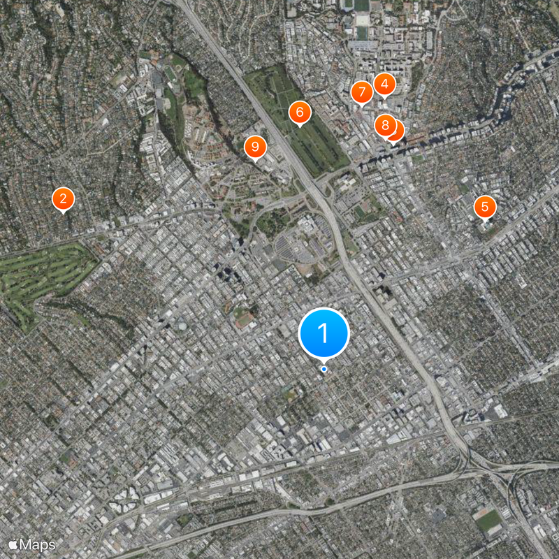 Sawtelle Map