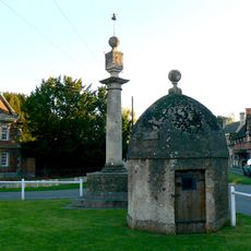 Lock up and market cross on the green