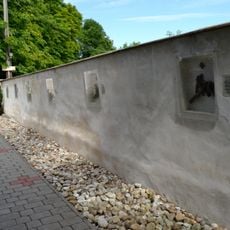 Kostol sv. Štefana s areálom, múr ohradný