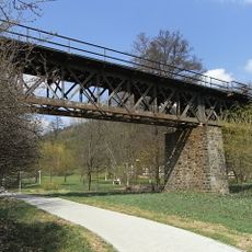 Železniční most přes Úšovický potok v Úšovicích