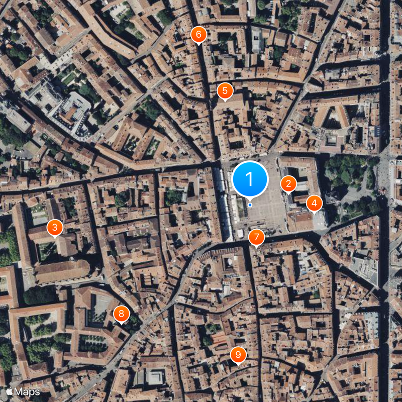 Place du Capitole Map