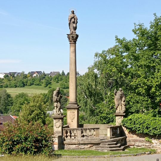 Maria column at Rychnov Castle