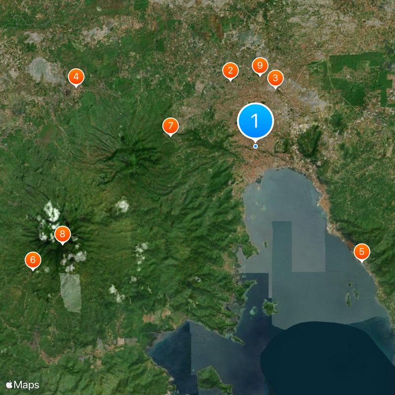 Bandar Lampung Kaart