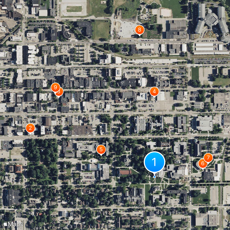 Hope College Map