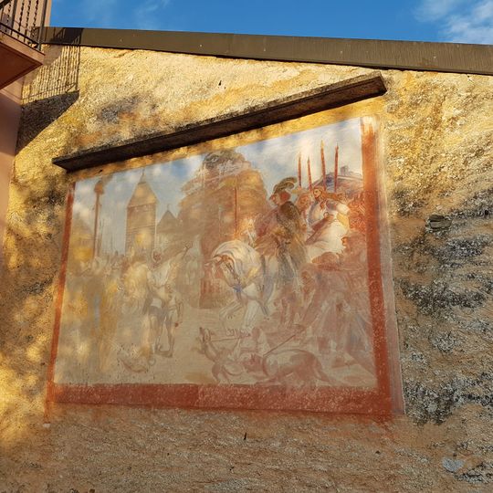 Fresco representing William Tell