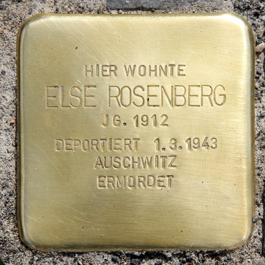 Stolperstein für Else Rosenberg