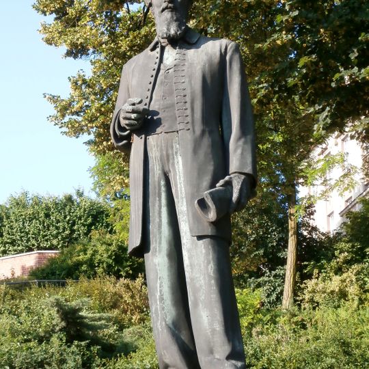 Statue of Ladislav Jan Pospíšil in Hradec Králové