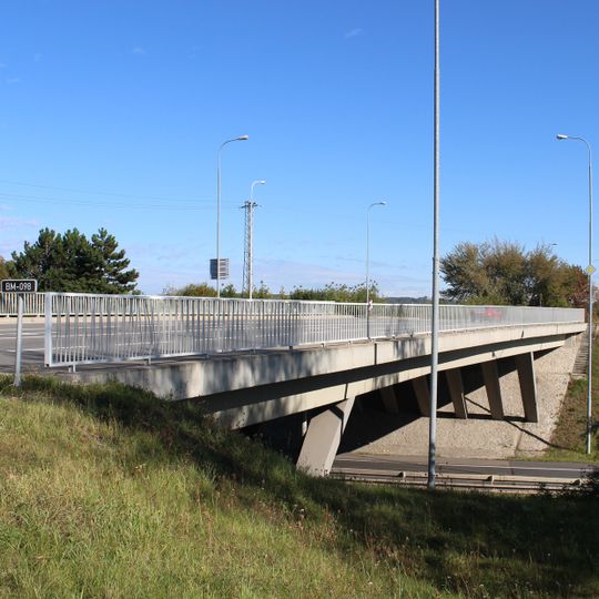 Most komunikace Holzova - Bedřichovická přes ulici Ostravskou