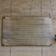 Pamätná budova povereníctva, tabuľa pamätná