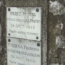 Plaques commémoratives 24 août 1944