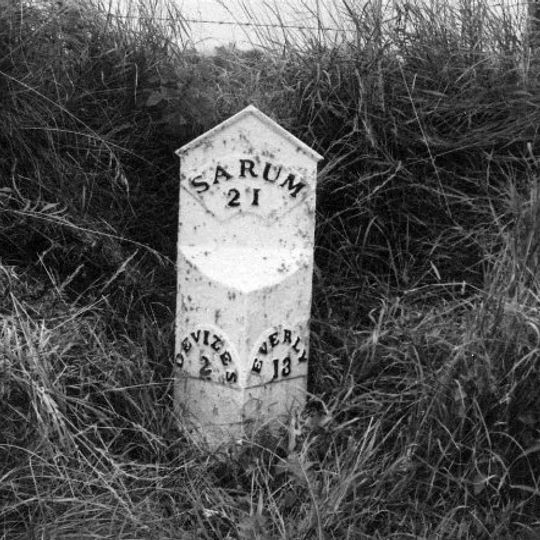 Milestone On Monument Hill