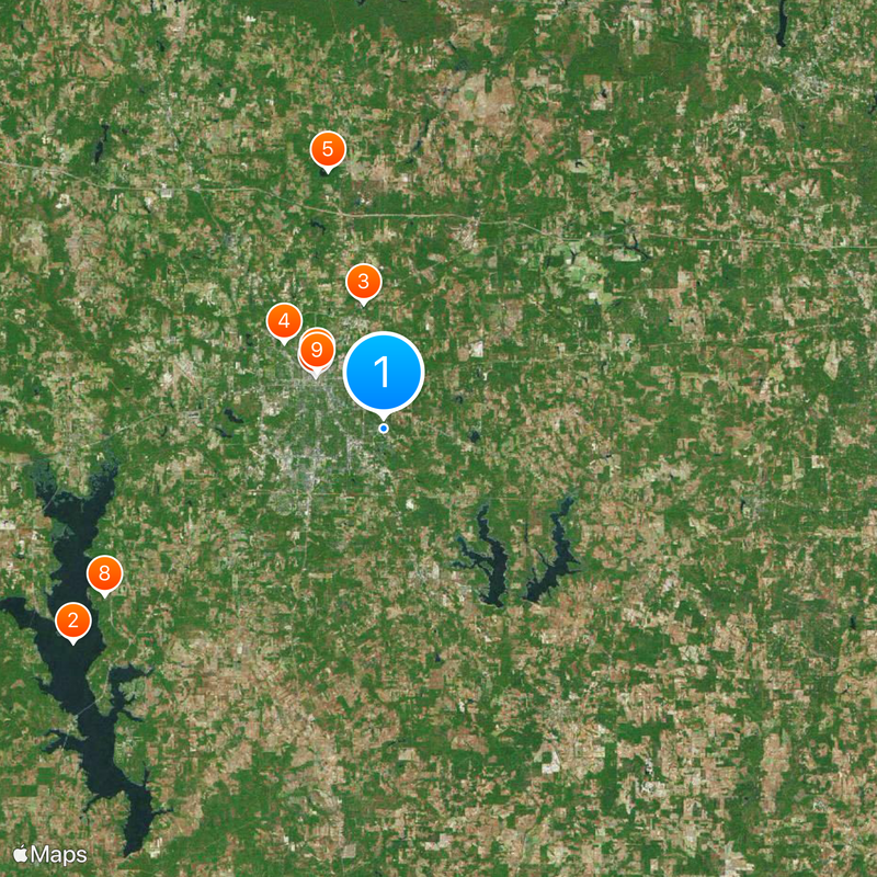 University of Texas at Tyler Map