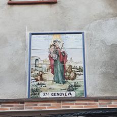Ceramic panel of Saint Genevieve