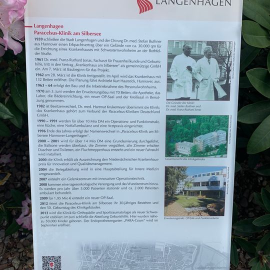 GLIEM Tafel 75 Paracelsus-Klinik am Silbersee