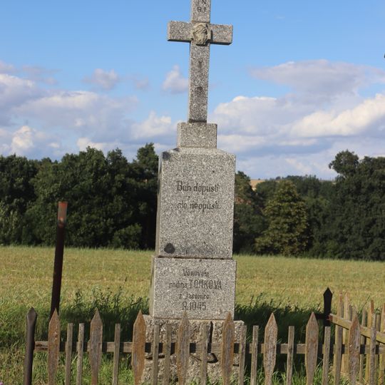 Kříž u silnice 392 u Jasenice