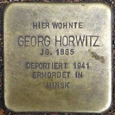 Stolperstein dedicated to Georg Horwitz