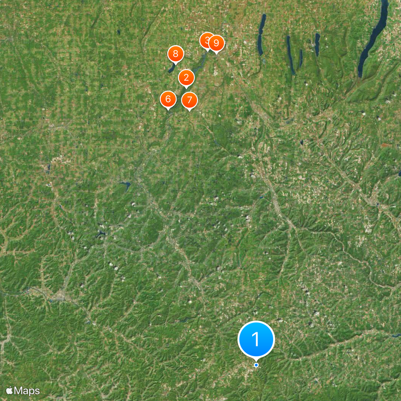 Genesee River Map
