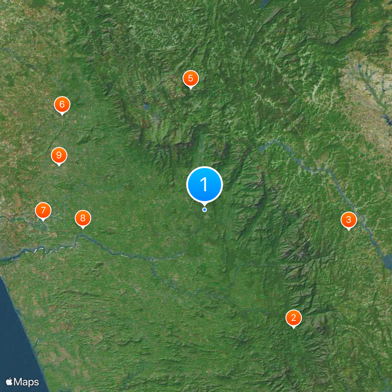 Dharmasthala Temple Map