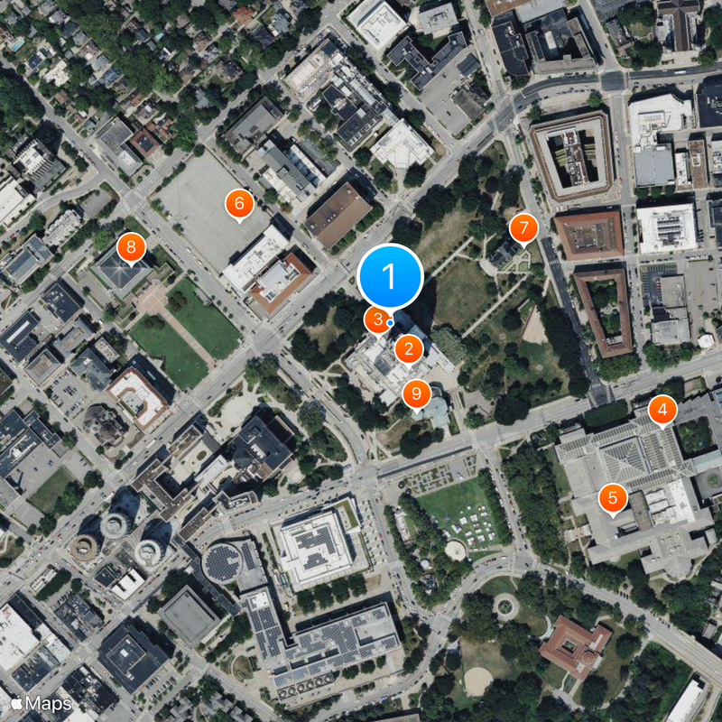 University of Pittsburgh Map