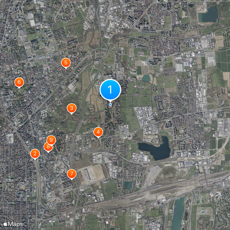 Milano Due Map