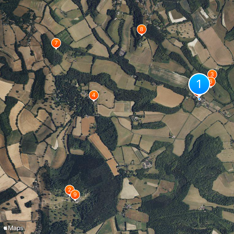 Turville Mapa