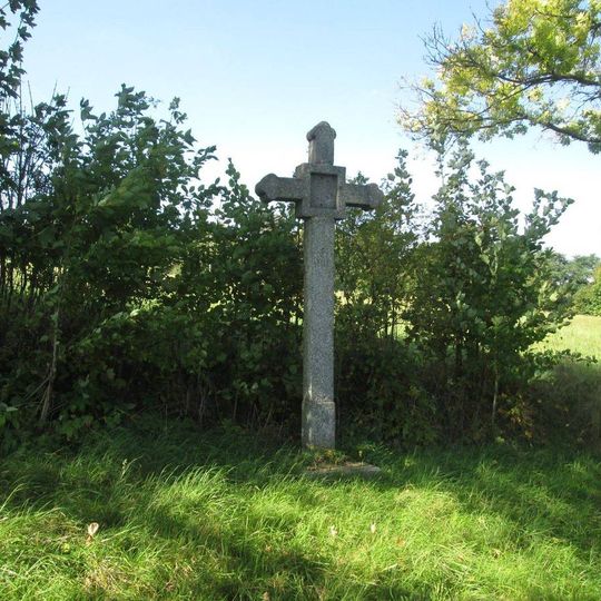Kříž na křížové cestě u Jistebnice - 4. zastavení