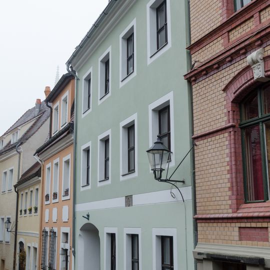 Wohnhaus in geschlossener Bebauung und Hofgebäude als Erweiterung der Waschanstalt und Dampffärberei von Carl Jakobi von der Kränzelstraße 17/ Neißstraße 23 sowie Übergang zu diesem Haus Kränzelstraße 20