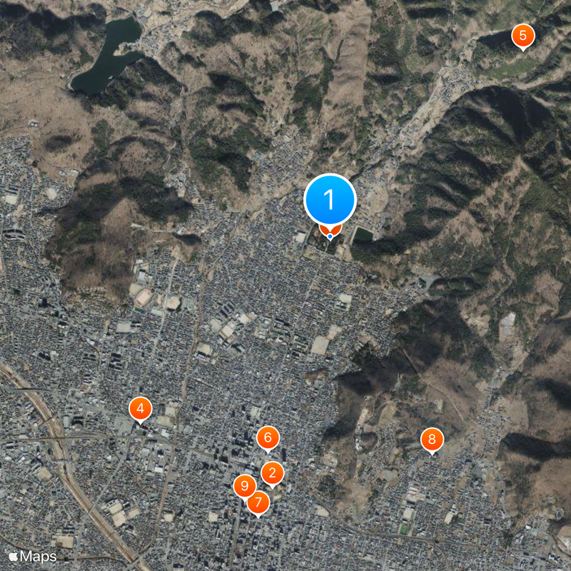 Tsutsujigasaki Castle Mappa