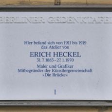 Gedenktafel Erich Heckel