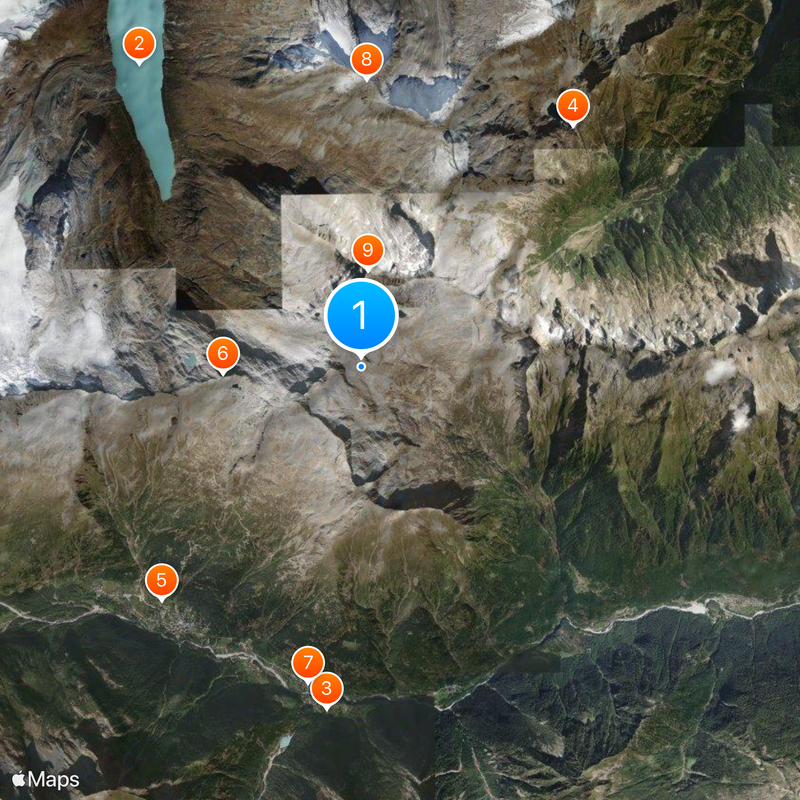 Western Alps Map