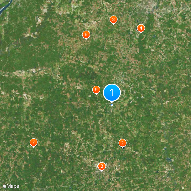 Hazlehurst Map