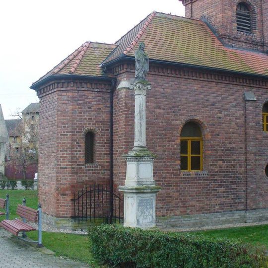 Sloup Ježíše Krista u kaple v Lišanech