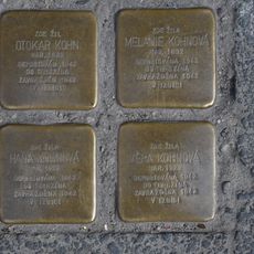 Pamětní destičky rodina Kohnova