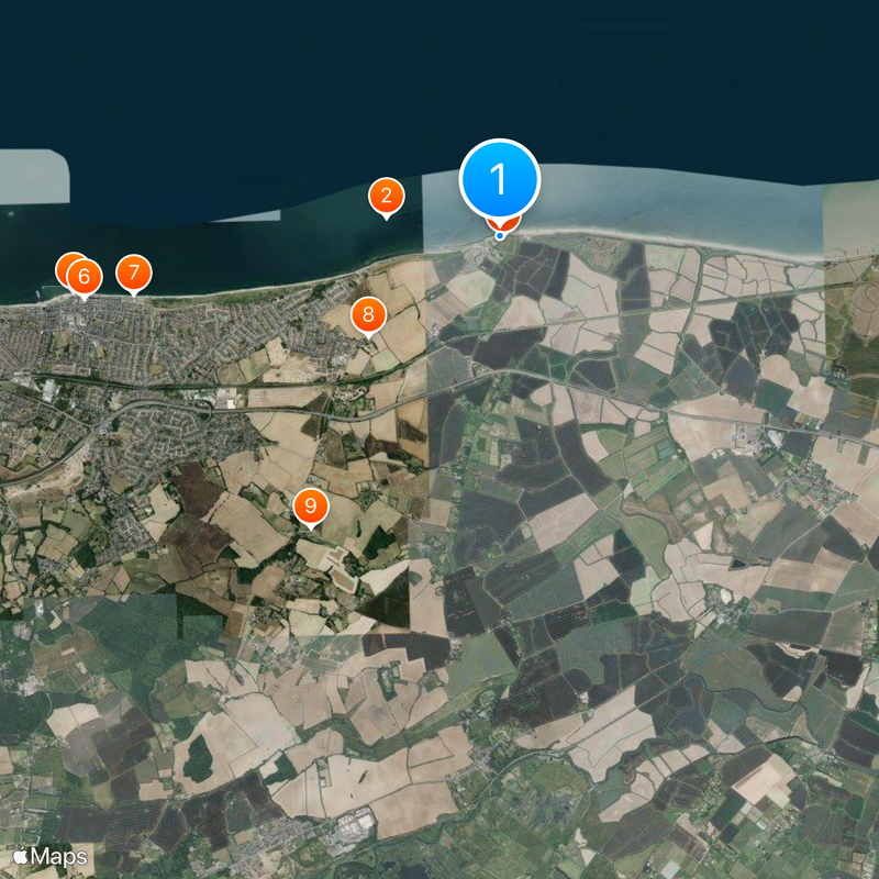 Reculver Map