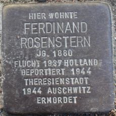 Stolperstein dedicated to Ferdinand Rosenstern
